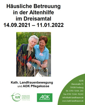 Kurs "Häusliche Betreuung" Kurs "Häusliche Betreuung"